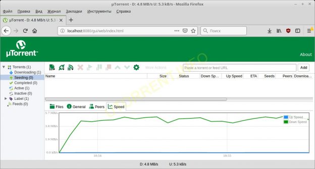 Настройка ktorrent в linux